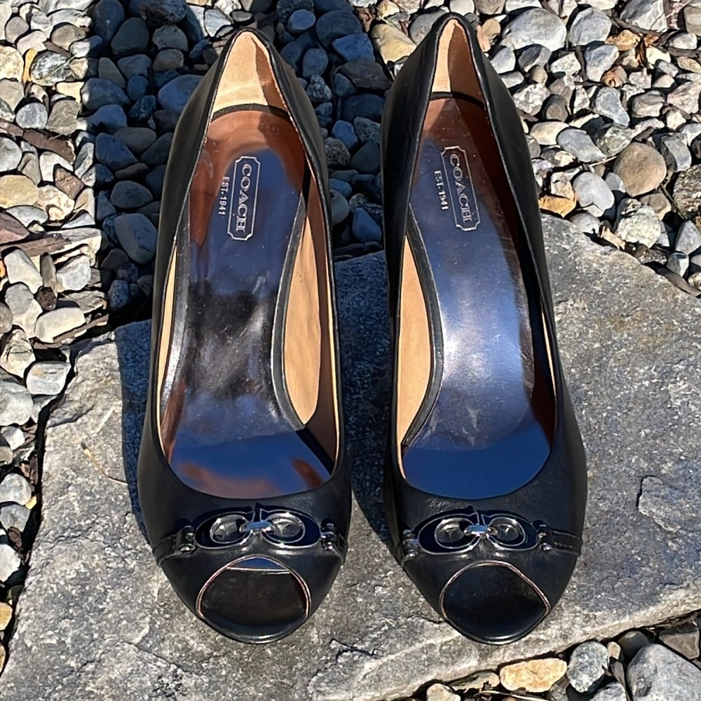 Coach (NEW) Elora Wedge Heels - Picture 4 of 11